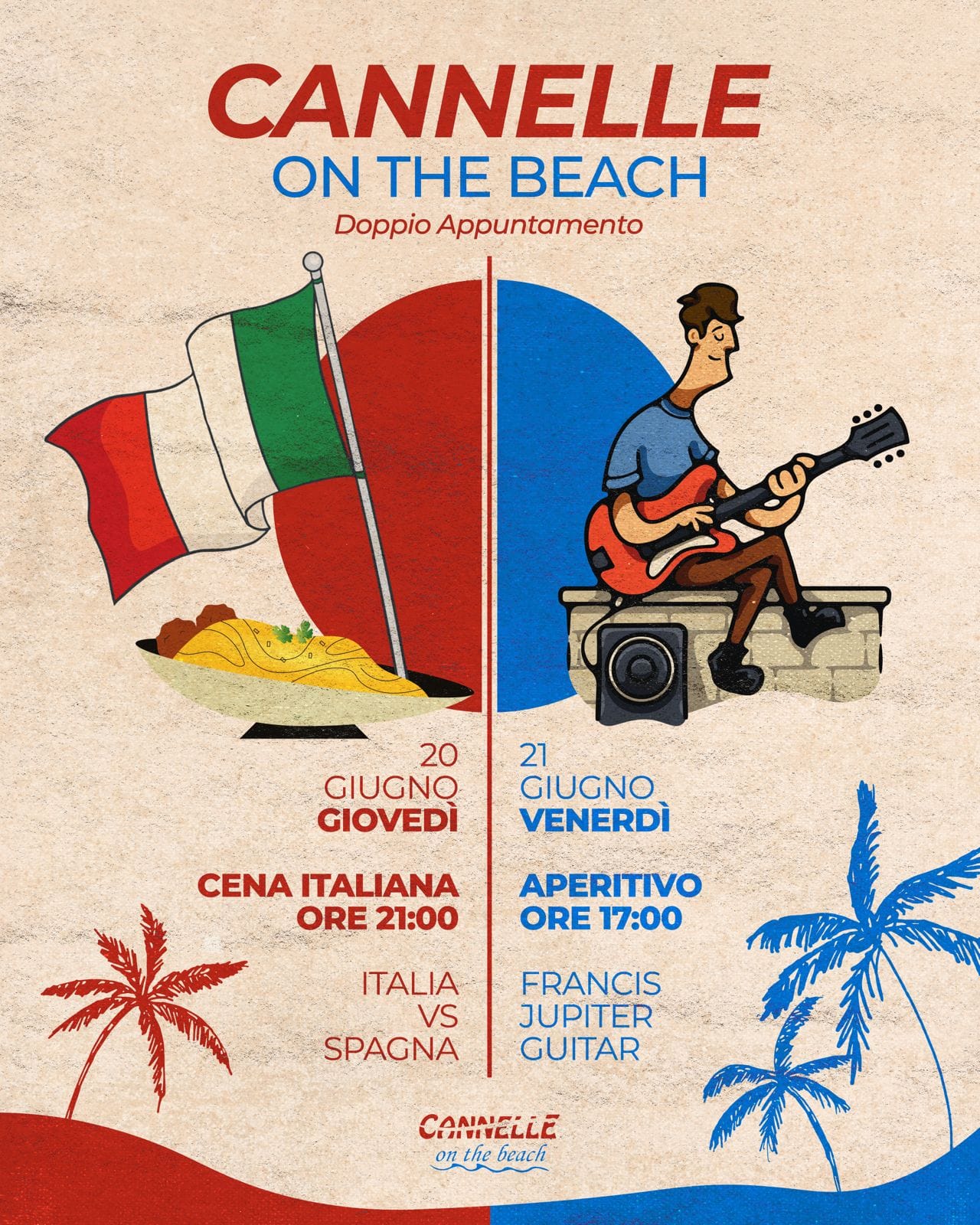 evento giglio cannelle on the beach