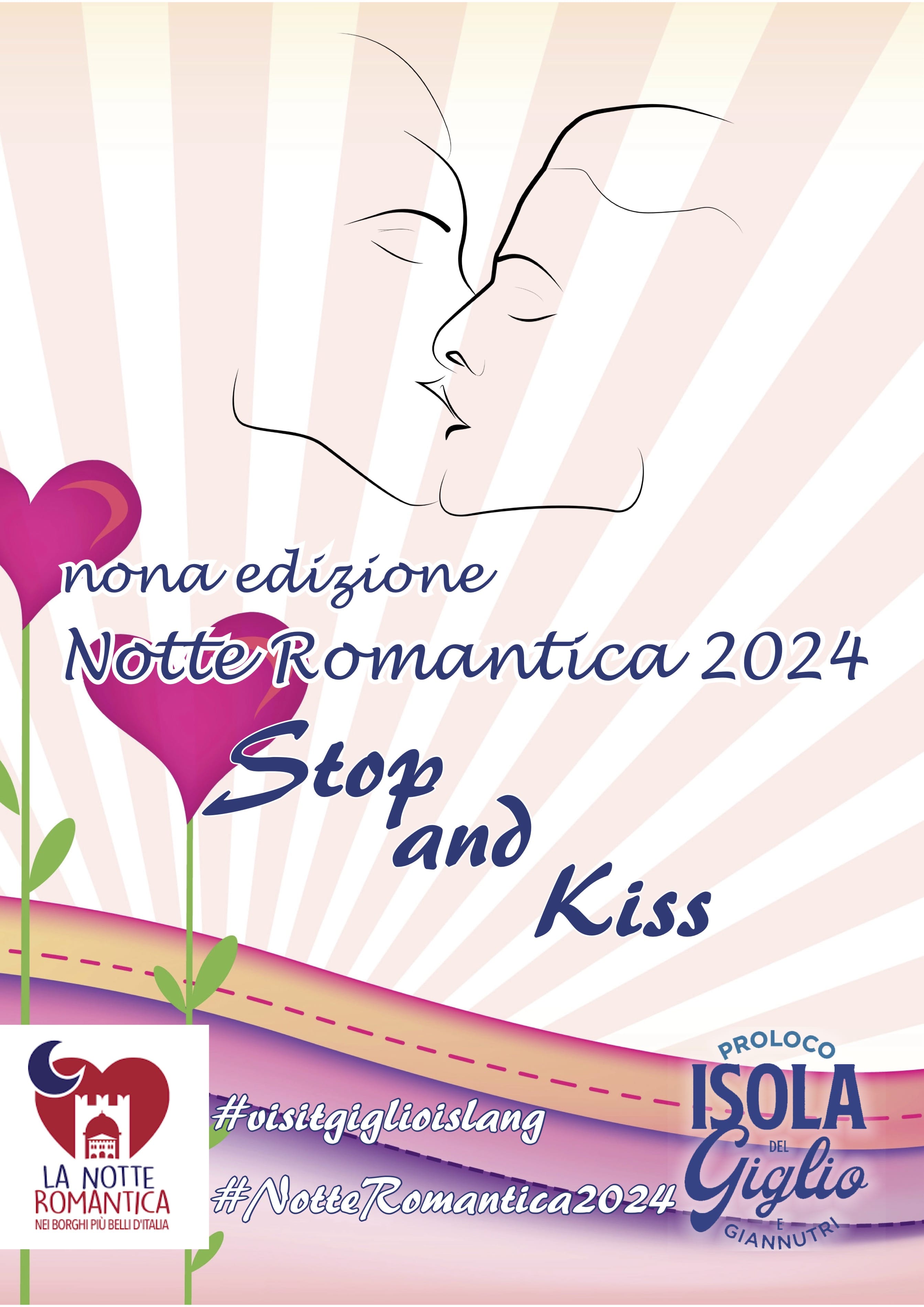 Evento Isola del Giglio 22 Giugno - La notte Romantica al Giglio Castello - Stop and Kiss