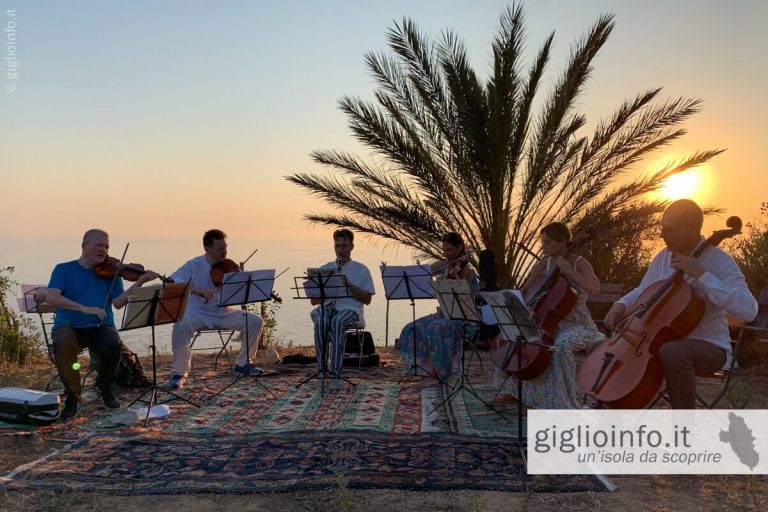 Concerto di Musica Classica nel vigneto Altura vicino al Capel Rosso, Isola del Giglio