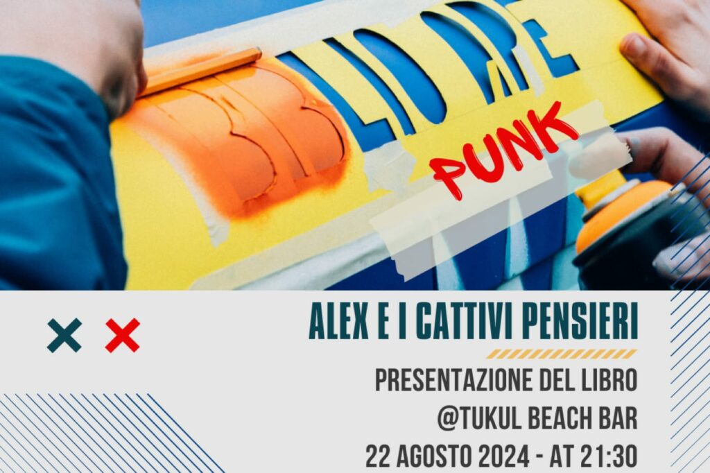 Giovedì 22 Agosto doppio appuntamento con BiblioApe50 Presentazione Libro e Concerto Punk Rock