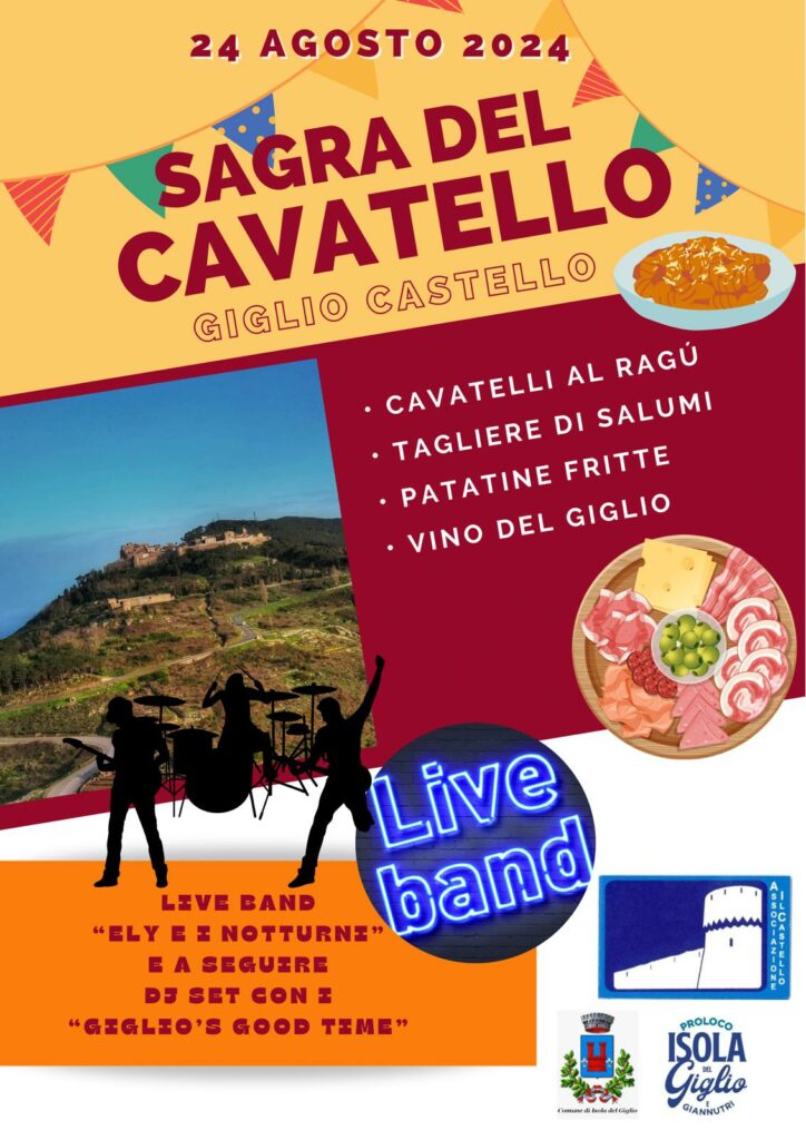 Eventi Isola del Giglio - Sagra del Cavatello a Giglio Castello il 24 Agosto 2024