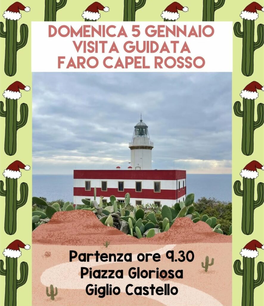 Locandina Visita Guidata al Faro di Capel Rosso