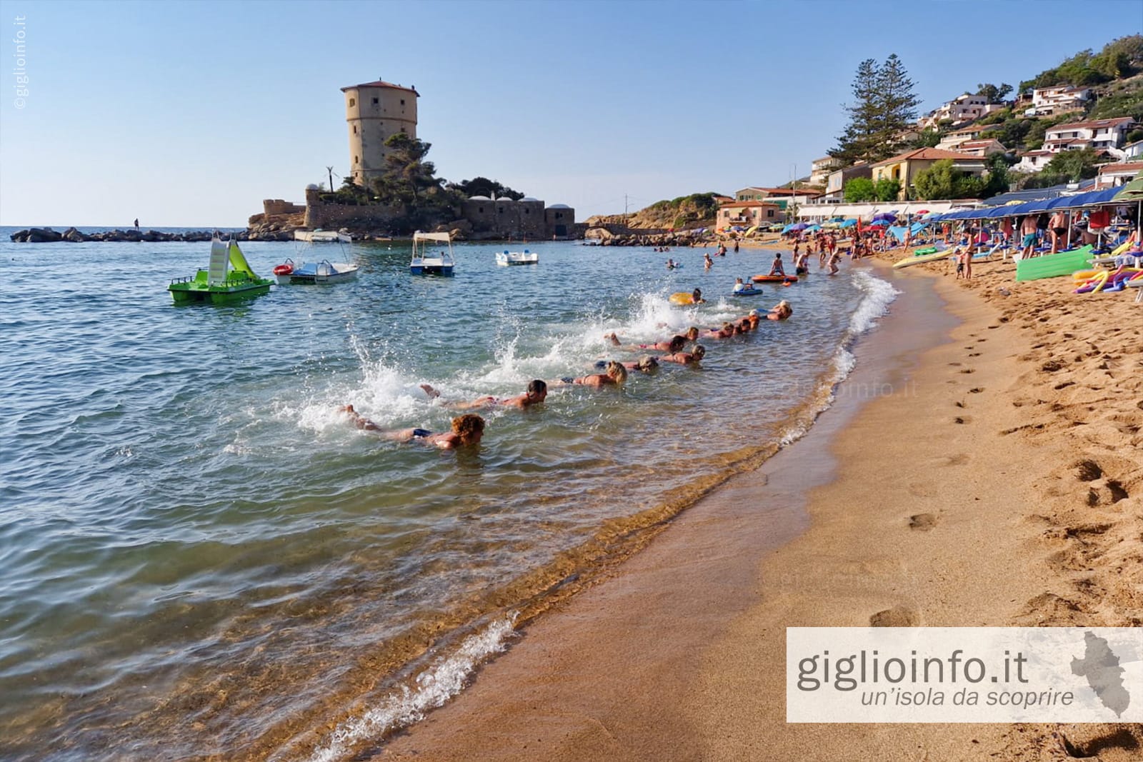 AcquaGym in mare Spiaggia del Campese, Isola del Giglio