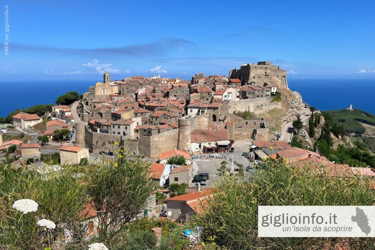 Veduta di Giglio Castello, Isola del Giglio, Toscana